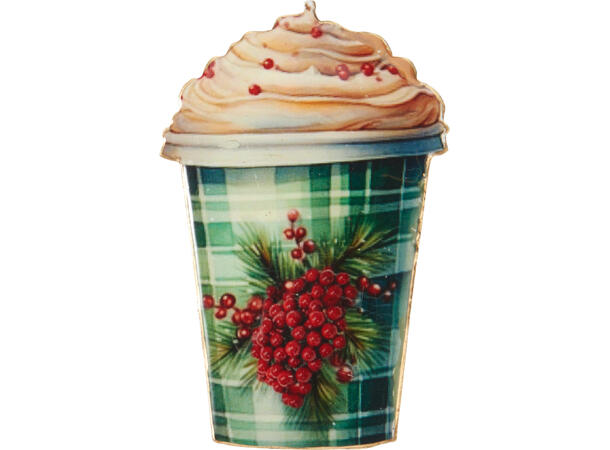 Magnet Metall julefigurer 10cm 8ass Display 72stk 