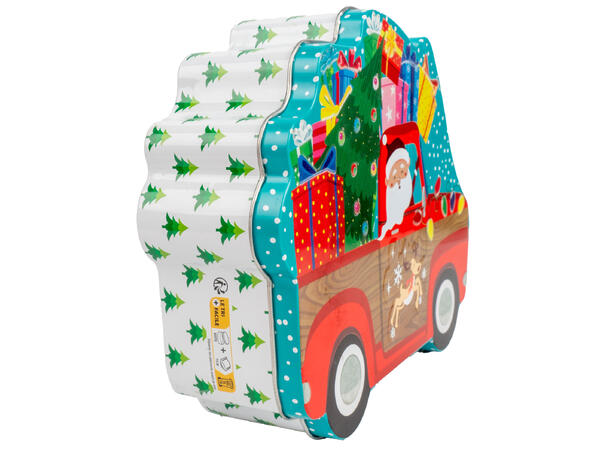 Metallboks Jul Bil og Campingvogn 2ass Bil 19x16x5cm Campingvign 19x16x5cm 