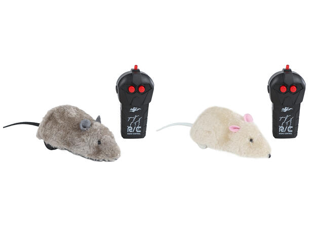Mus lekemus bevegelig 2,4ghz 15cm 2ass Forpk 8stk 