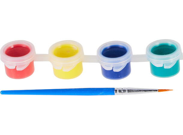 Påskeegg male selv 5x4cm inkl maling Gips 