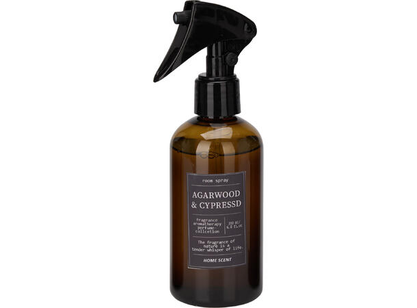 Romspray brun flaske 200ml h:16,5cm 4ass 