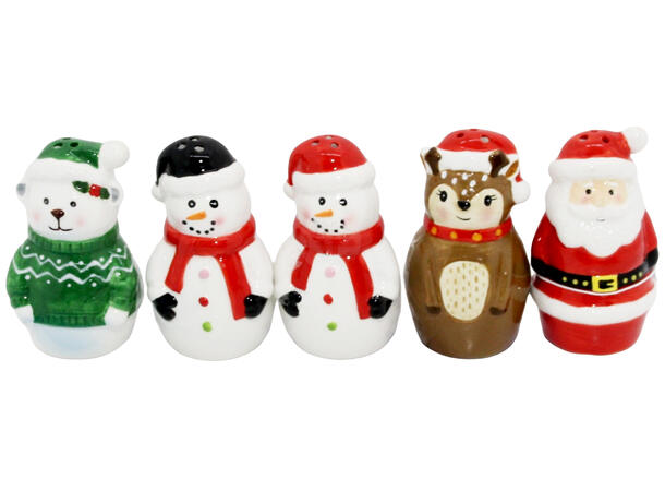 Salt- og pepper dolomite 10cm 2ass 2stk Vekt: 45 gram 