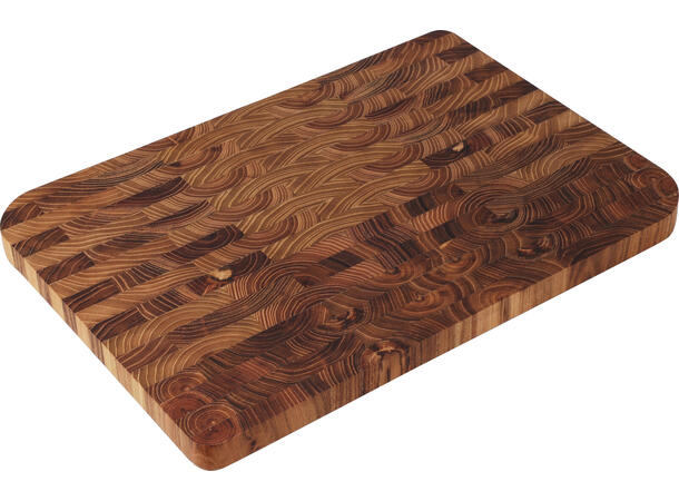 Skjærefjøl brun teak 40x28cm Vekt: 1890gram 