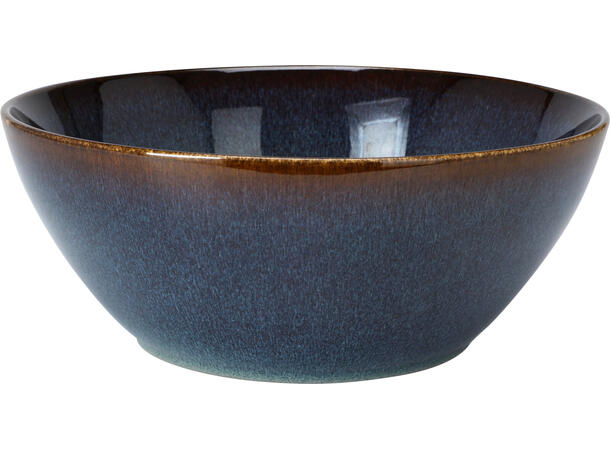 Skål keramikk mørk blå 23x9cm 1900ml 