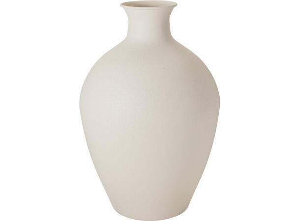 Vase metall offwhite 46cm 