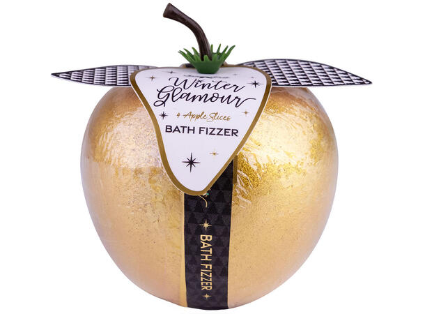 Badebombe Eplefasong 4x50g Duft:Eple Gullfarget. Vegansk 