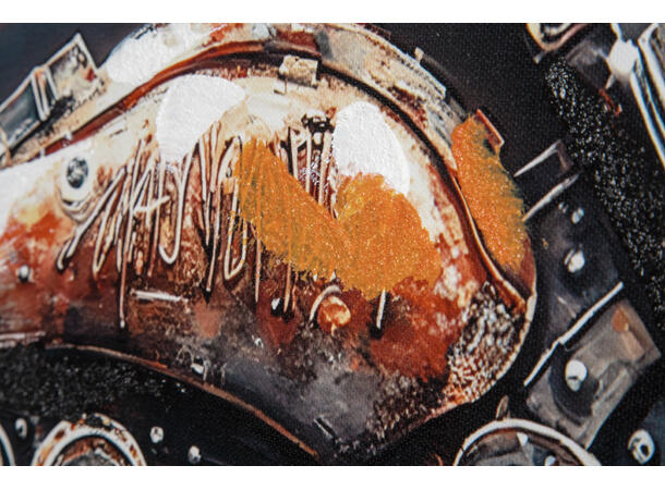 Bilde lerretstrykk motorsykkel 50x100cm Shiny foliert fototrykk 