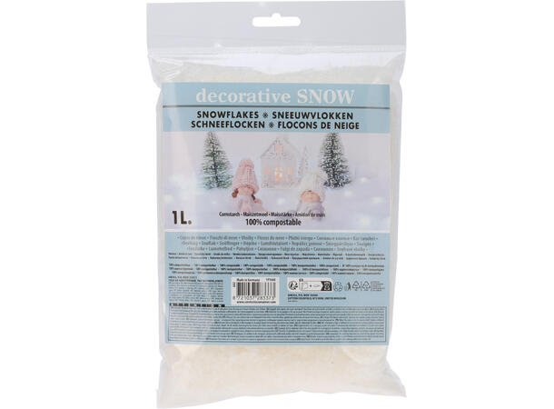 Bio snø fin stivelse komposterbar 100% komposterbar 
