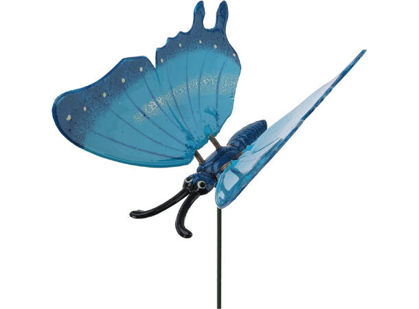 Blomsterpinne sommerfugl 15x17x66cm 