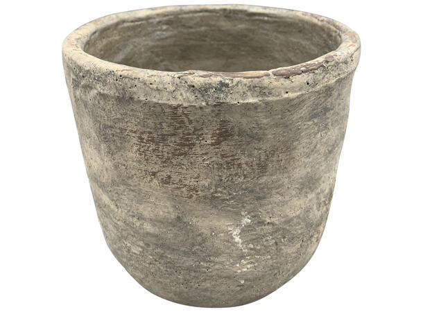 Blomsterpotte beige sement 16x14cm Forpk 12stk 