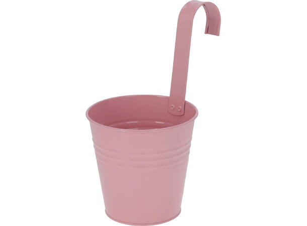 Blomsterpotte galvani. jern 13x25cm 5ass Vekt: 130g 