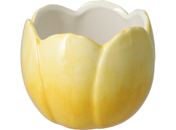Blomsterpotte tulipanform 11x9cm 3ass 