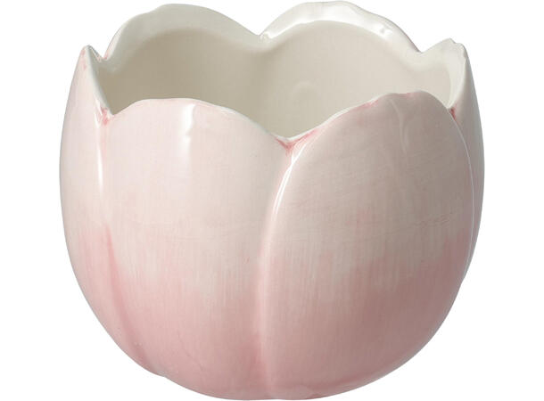 Blomsterpotte tulipanform 11x9cm 3ass 