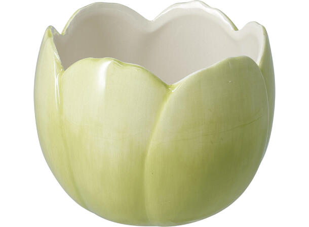 Blomsterpotte tulipanform 11x9cm 3ass 