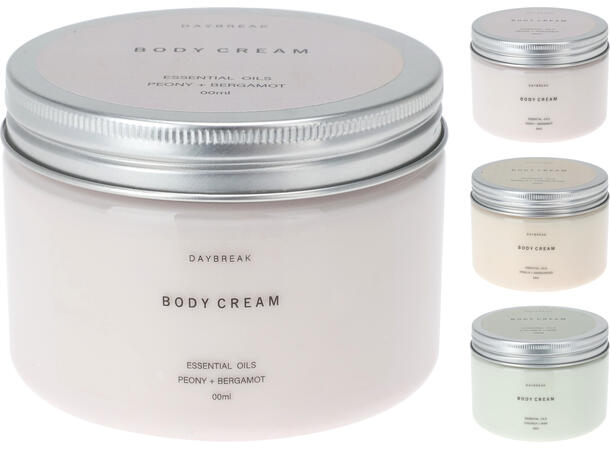 Bodykrem Daybreak 300ml 9x6,5 cm 3ass Forpaking: 24stk 