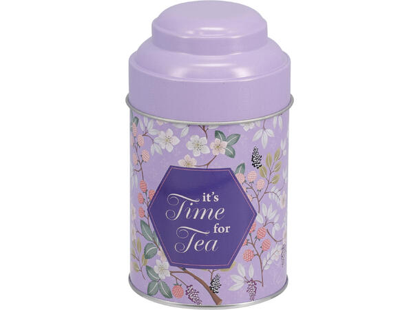 Boks Teboks metall rund 7,5x13,5cm 4ass 