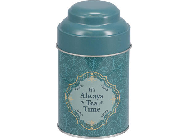 Boks Teboks metall rund 7,5x13,5cm 4ass 