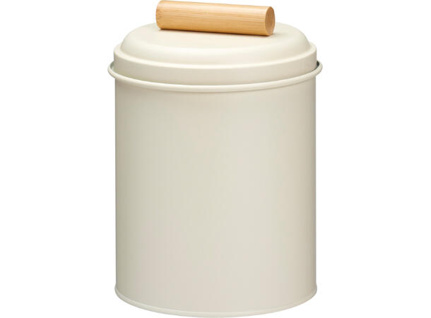 Boks m/lokk pastell 13,5x13,5x20cm 4ass Håndtak i bambus Forpakning: 8stk 