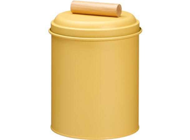 Boks m/lokk pastell 13,5x13,5x20cm 4ass Håndtak i bambus Forpakning: 8stk 