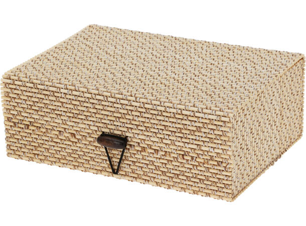 Boks oppbevaring 4 skrin av tre 4stk 16x12x6 / 19x13x7 / 22x15x8 / 25x17x9cm 