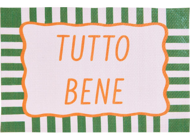 Bordbrikke papirmateriale 45x30cm 6ass 