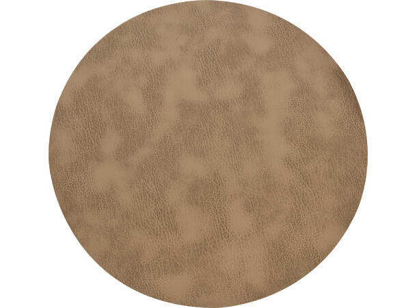 Bordbrikke sand/sort PU 38cm 2ass 