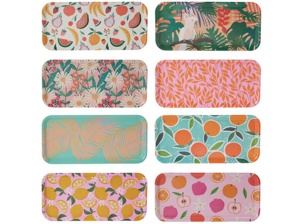 Brett melamin assortert 32x15x1,7cm 8ass 