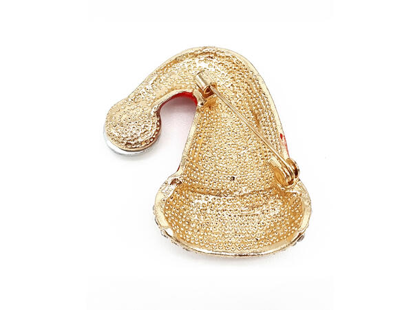 Brosje Nisselue metall i gaveeske Sink uten kadmium, nikkel, bly 