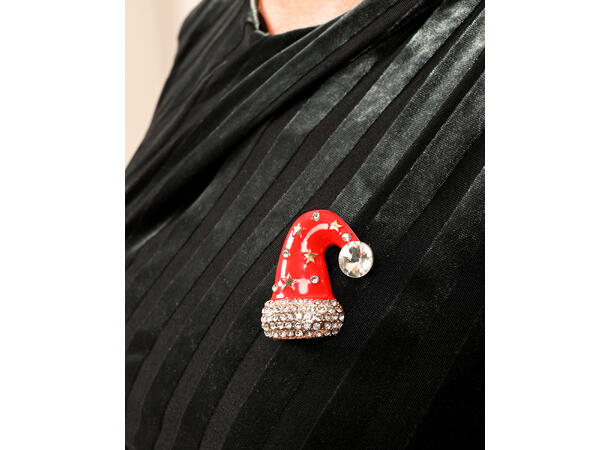 Brosje Nisselue metall i gaveeske Sink uten kadmium, nikkel, bly 