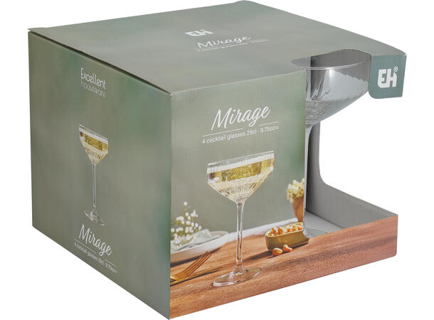 Coctailglass h:16cm 300 ml 4 stk 