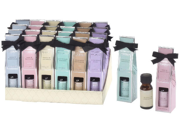 Duftolje 15ml 6 assorterte dufter 24 stk i display 