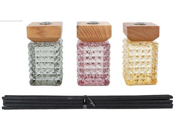 Duftolje gaveeske m/ 3x50ml frisk 3ass Gaveeske: 23,5x4,6x14cm 