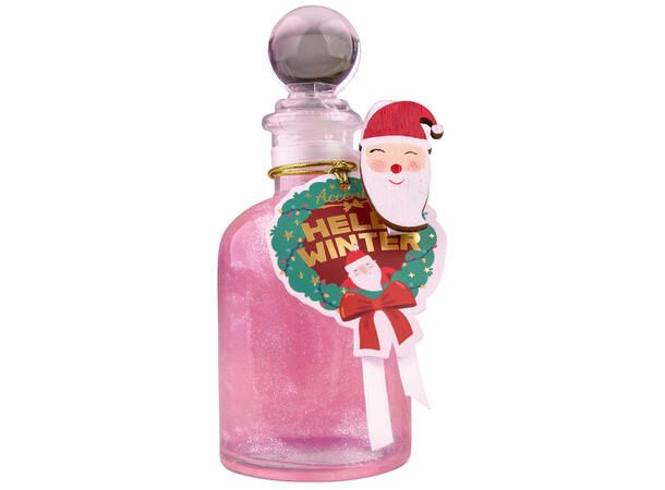 Dusjsåpe flaske m/julenisse 140ml Duft: Vanilla Rose 