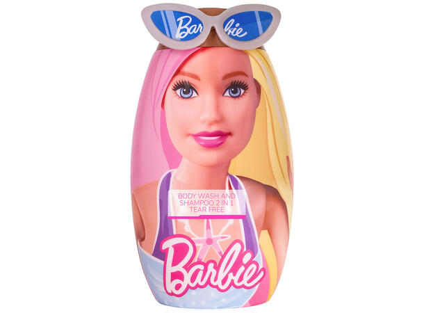 Dusjsåpe og sjampo Barbie lys rosa 400ml Forpk 12stk 