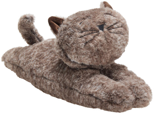 Dørstopper katt 38x14x12cm 3ass 100% polyester i farger: sand brun kaffe 