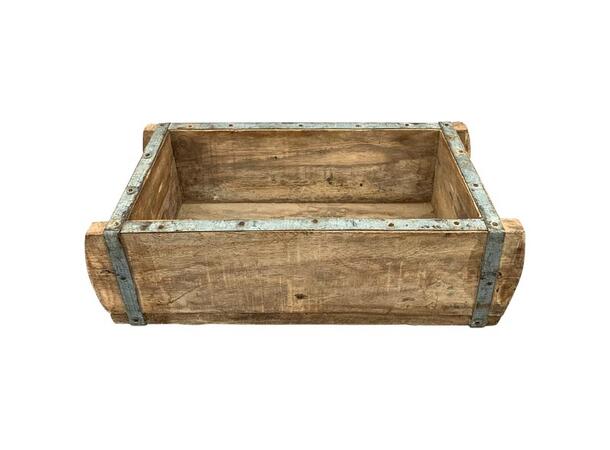 Eske boks antikk tre 32x14x9cm 