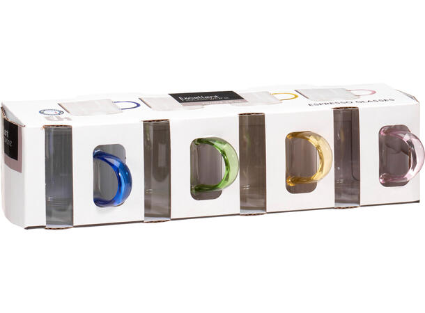 Espressoglass 70ml 5cm sett med 4 stk 