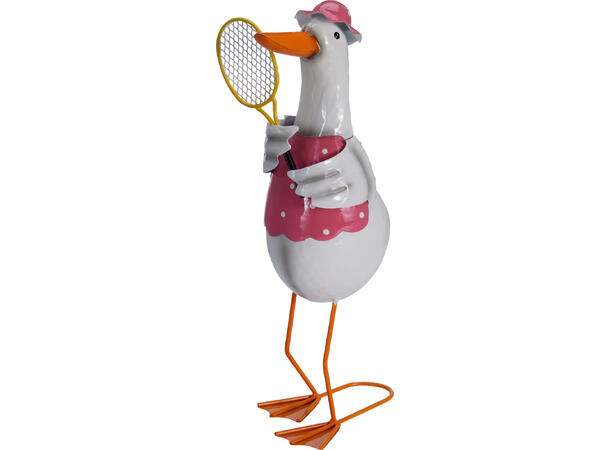 Figur and stående metall 14x36cm 3ass 