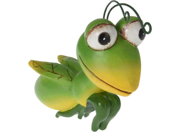 Figur insekt henge til potte 8x5cm 4ass 24 stk i display. Polystone 