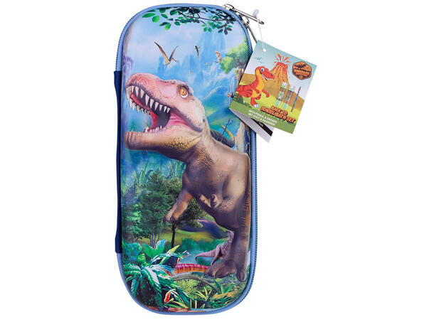 Gavesett Dinopark m/pennal 60ml badeskum Forpk 6stk Epleduft 