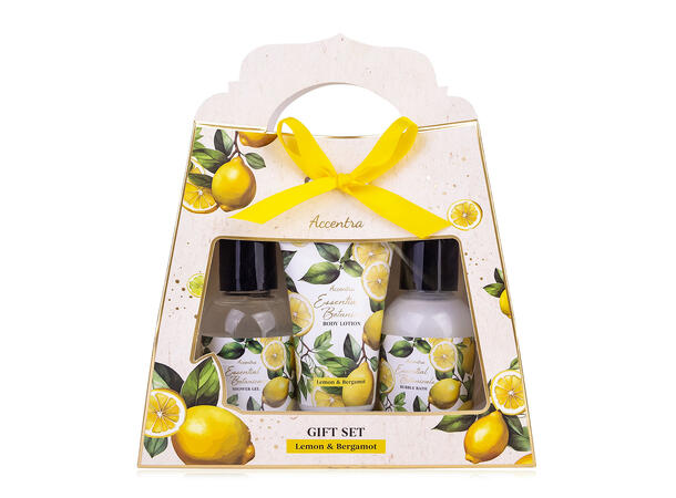 Gavesett Dusjsåpe skumbad lotion Lemon Vegansk Uten mineralolje og parabener 