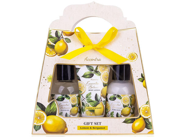 Gavesett Dusjsåpe skumbad lotion Lemon Vegansk Uten mineralolje og parabener 
