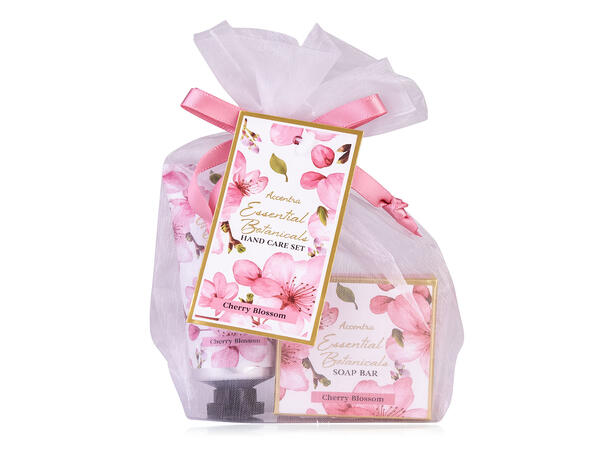 Gavesett pose hånd/neglkrem såpe 3ass Display 18stk Vegansk Uten m.olje/parab 