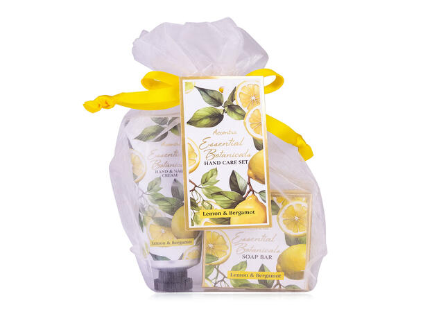 Gavesett pose hånd/neglkrem såpe 3ass Display 18stk Vegansk Uten m.olje/parab 