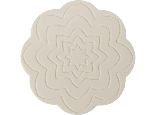 Glassbrikker silikon ass blomster 6stk 