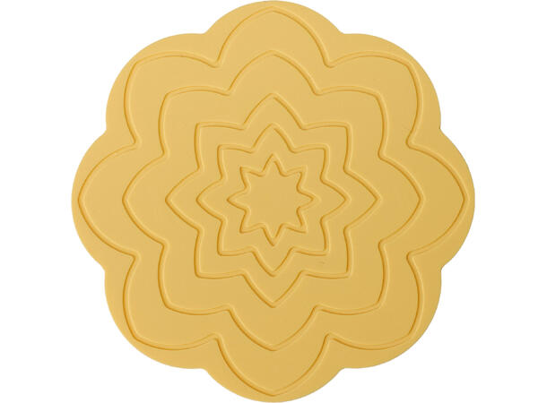 Glassbrikker silikon ass blomster 6stk 