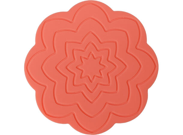 Glassbrikker silikon ass blomster 6stk 