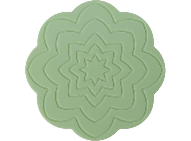 Glassbrikker silikon ass blomster 6stk 