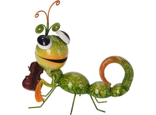 Hagedyr insekt metall 18x10x21cm 3ass 