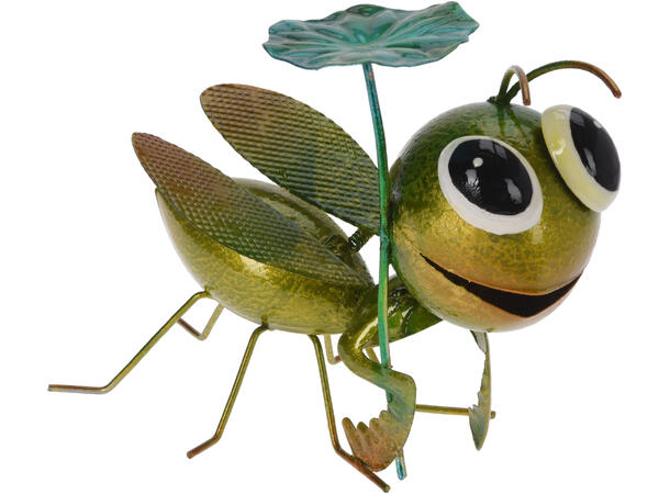 Hagedyr insekt metall 18x10x21cm 3ass 